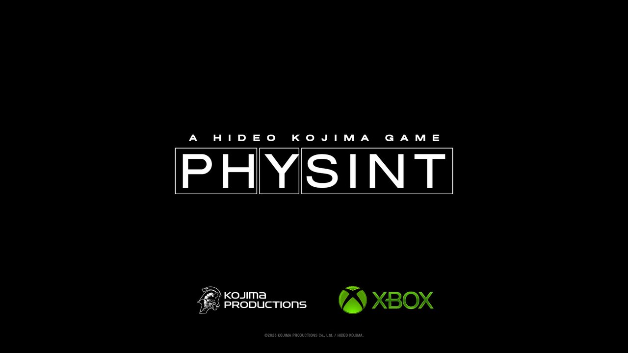 Image published with the source announcement: Xbox expands its Kojima partnership to PHYSINT